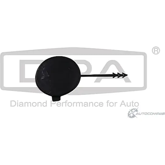 Заглушка бампера под буксирный крюк DPA 1262849412 7AQ KM Q8I153M 88070649902