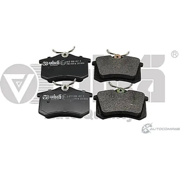Тормозные колодки дисковые, комплект VIKA I0DPEI G 1422980042 66981100701