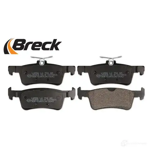 Тормозные колодки, комплект BRECK 5901958622649 259680070400 4T 9U8 1223372977 изображение 3