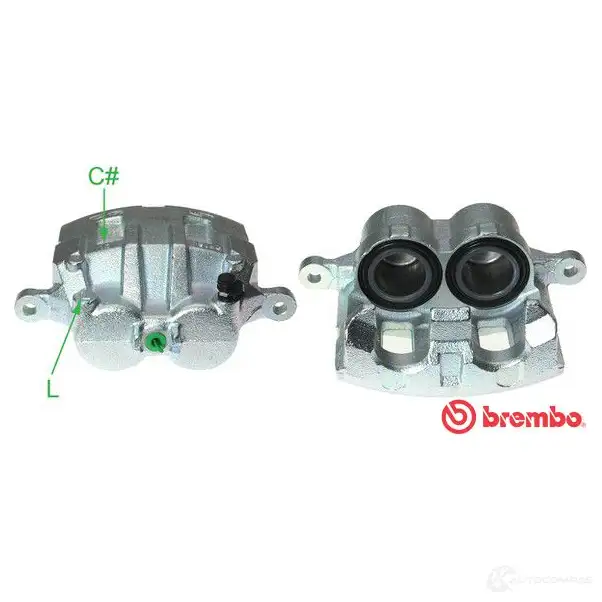 Тормозной суппорт BREMBO f30146 EQ344 XO 795257 8020584509951