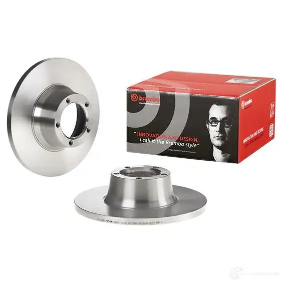 Тормозной диск BREMBO 789087 08363710 8020584363713 U5 87K6 изображение 2