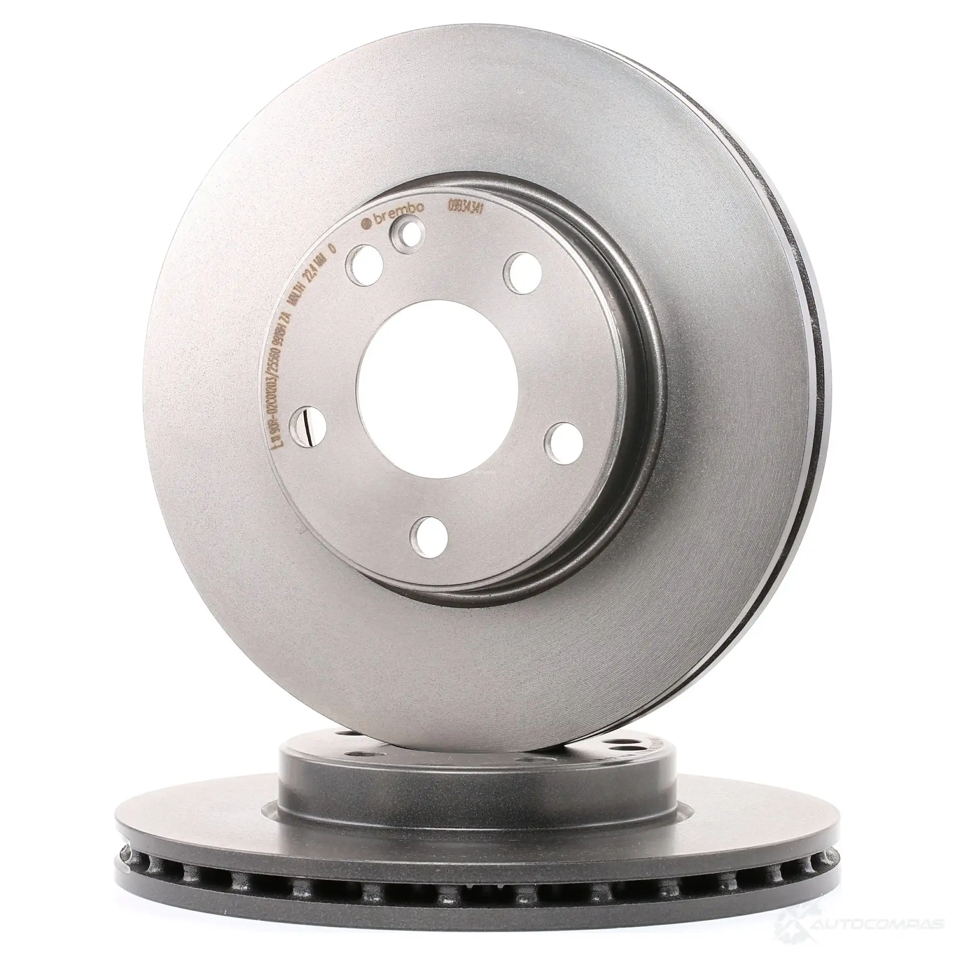 Тормозной диск BREMBO 791549 8020584037492 7JK CG 09.B343.41 - Изображение 1