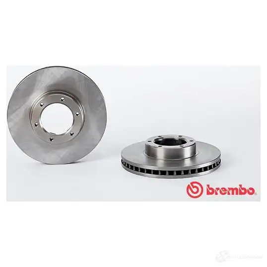 Тормозной диск BREMBO 09680710 790349 7D UR9P 8020584680711 изображение 2