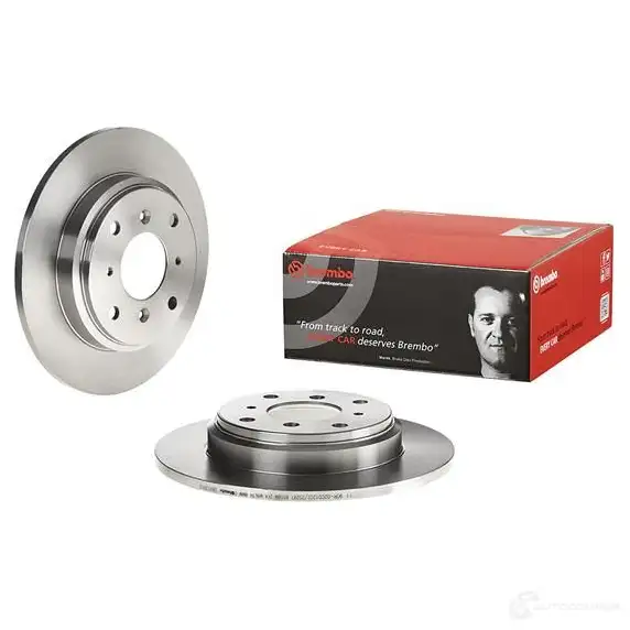 Тормозной диск BREMBO 8020584913918 789534 H8F EH 08.9139.10 изображение 2