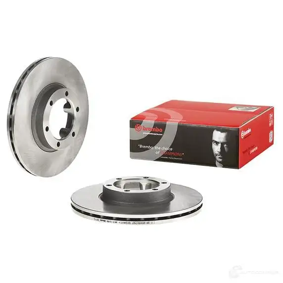 Тормозной диск BREMBO 8020584587119 09.5871.10 790276 HHX 2H7 изображение 2