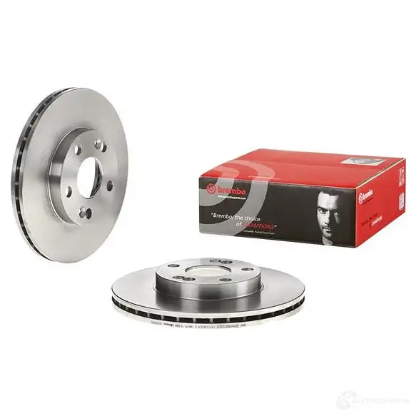 Тормозной диск BREMBO 6M 3ZM 09729240 790468 8020584729243 изображение 2