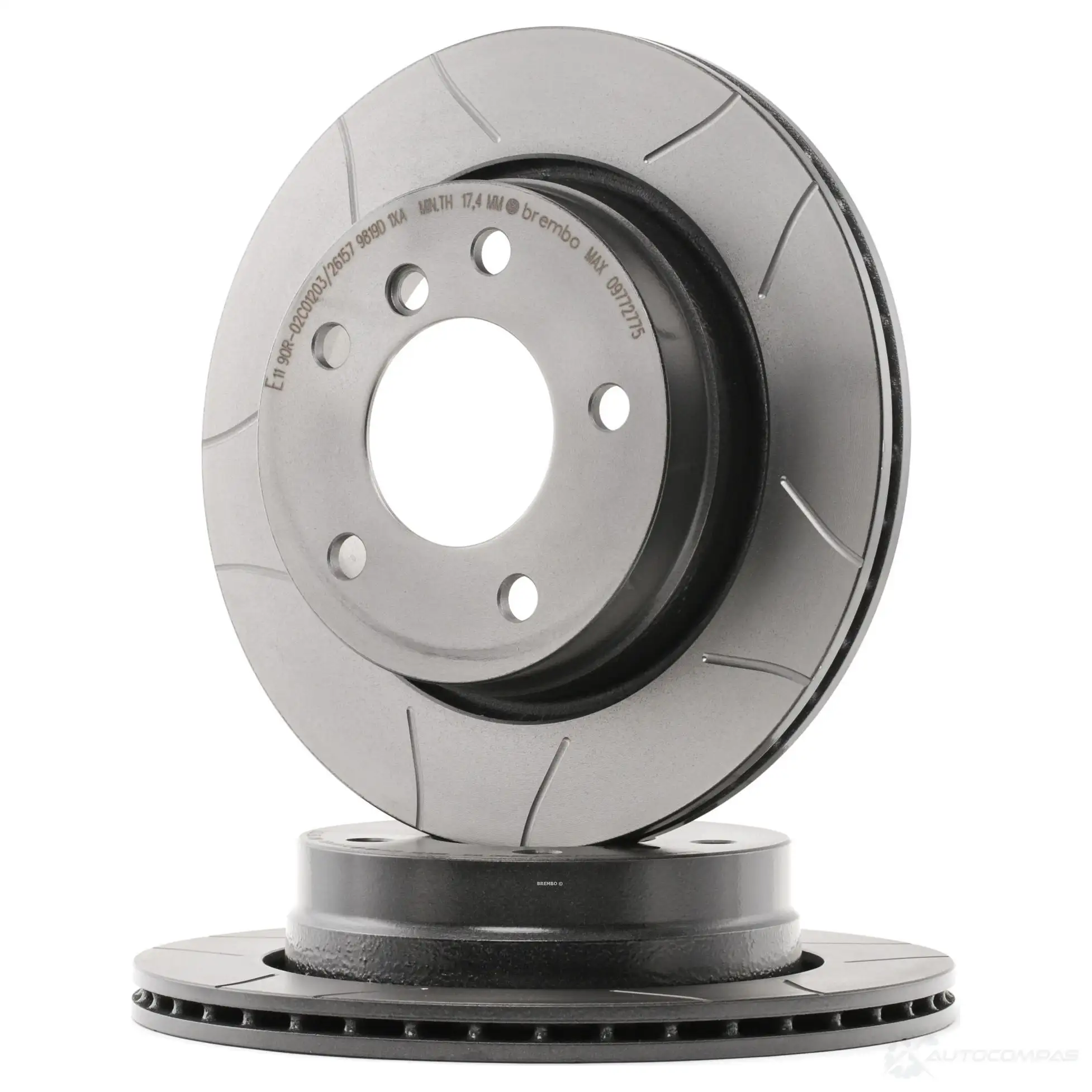Тормозной диск BREMBO 09.7727.75 Y 5J2S8 8020584772775 790535 - Изображение 1