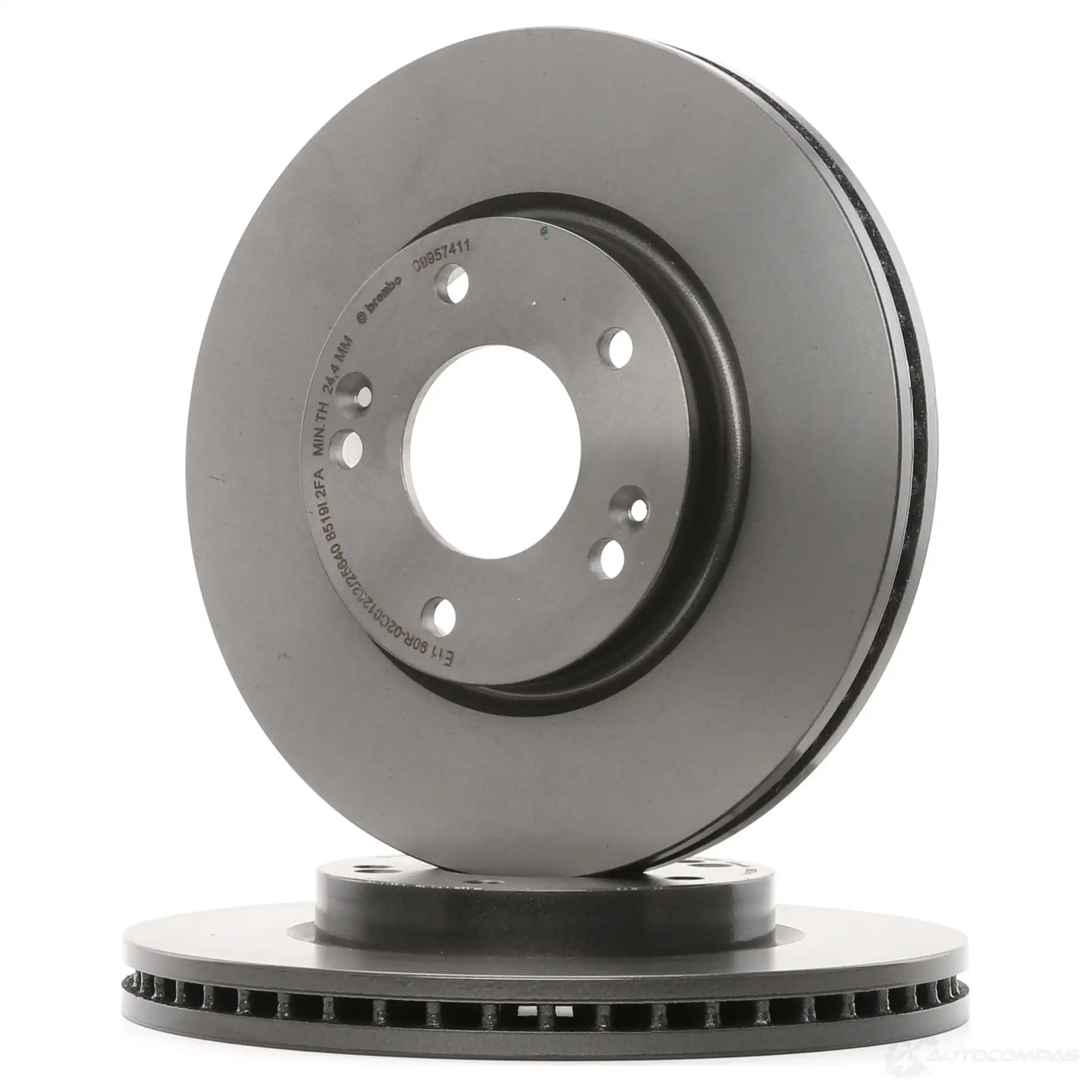 Тормозной диск BREMBO 09.9574.11 790996 8020584032558 TWA NU - Изображение 1