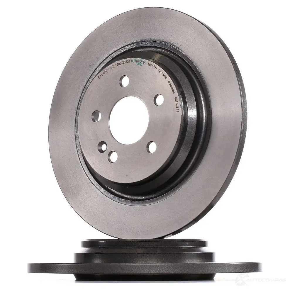 Тормозной диск BREMBO 789436 6SYX 3 8020584012000 08.7607.11 - Изображение 1