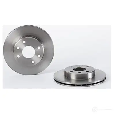 Тормозной диск BREMBO 09689610 790384 0K7 YVZ 8020584689615 изображение 2