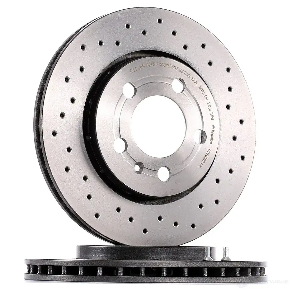Тормозной диск BREMBO 09a6521x 8020584217719 791381 D SM64 изображение 0