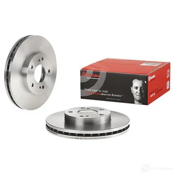 Тормозной диск BREMBO 8020584593110 09.5931.10 790288 TBM2O8 8 изображение 4