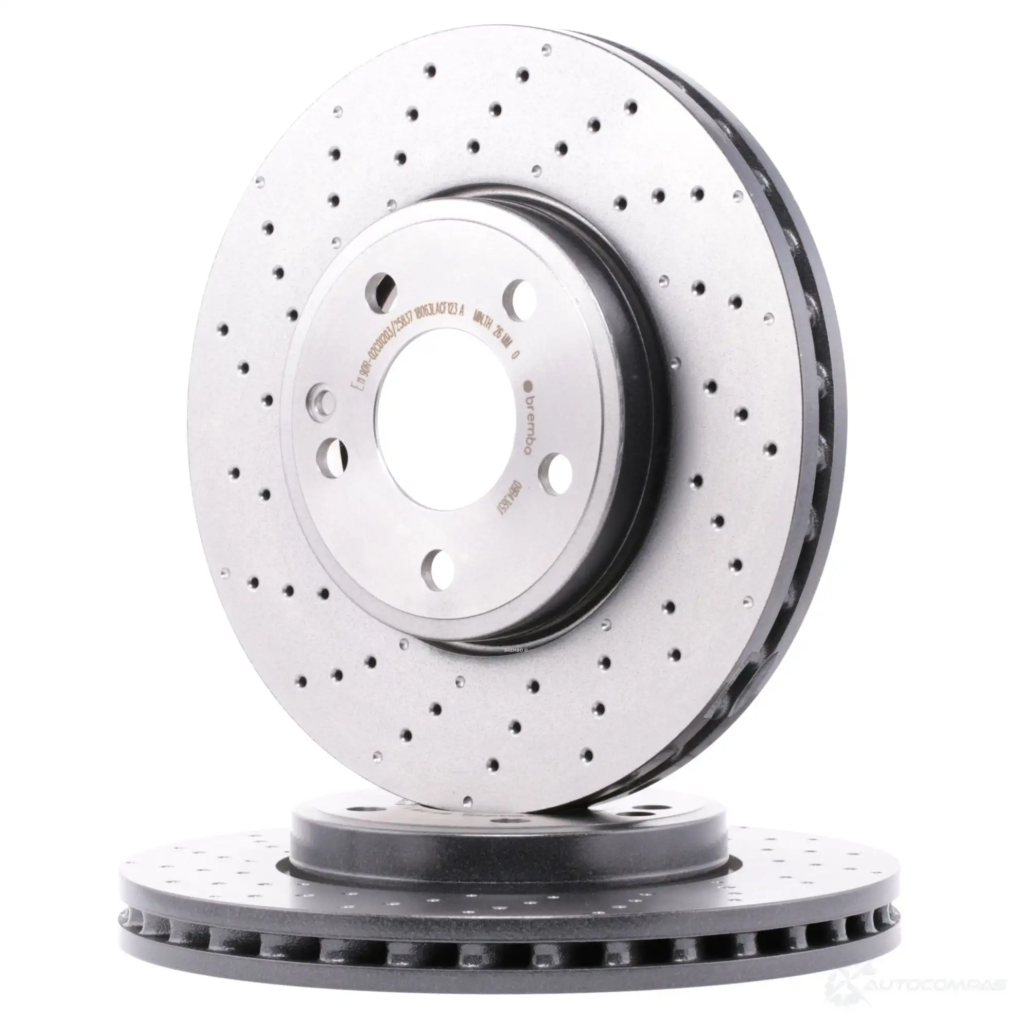 Тормозной диск BREMBO 791574 8020584037560 09.B436.51 I1CP V - Изображение 1