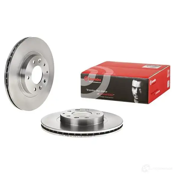 Тормозной диск BREMBO 791520 09b04210 YK97L Q3 8020584026205 изображение 2