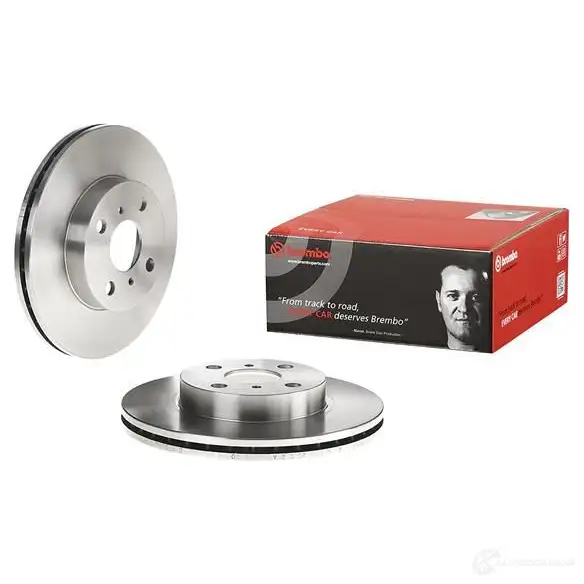 Тормозной диск BREMBO 790227 IYU8HB 2 8020584012918 09573614 изображение 2