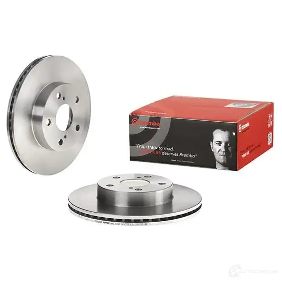 Тормозной диск BREMBO 0J 6NE 790300 09.6706.10 8020584670613 изображение 2