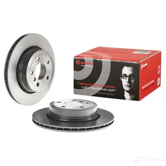 Тормозной диск BREMBO 09.9573.11 790994 8020584025116 V8Q66 C изображение 5