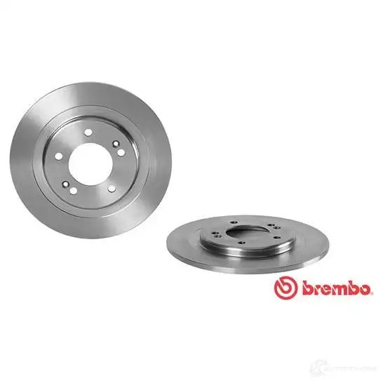 Тормозной диск BREMBO 789883 5 5UXD 08c25020 8020584218655 изображение 3