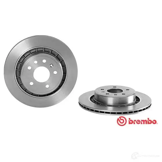 Тормозной диск BREMBO 09b50710 8020584216712 791590 E PCY0M изображение 3