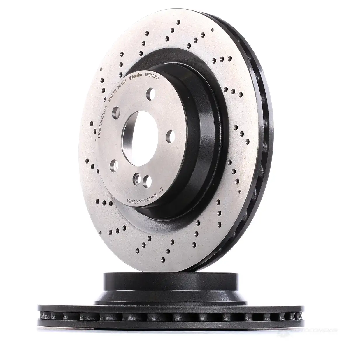 Тормозной диск BREMBO 8020584231876 09.C502.11 1210323655 B872 ON - Изображение 1