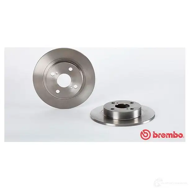 Тормозной диск BREMBO 789550 8020584918012 08918010 UKM PPTO изображение 2