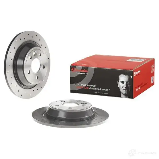 Тормозной диск BREMBO 1210309085 NLDYIP L 8020584032640 08.A540.1X изображение 4