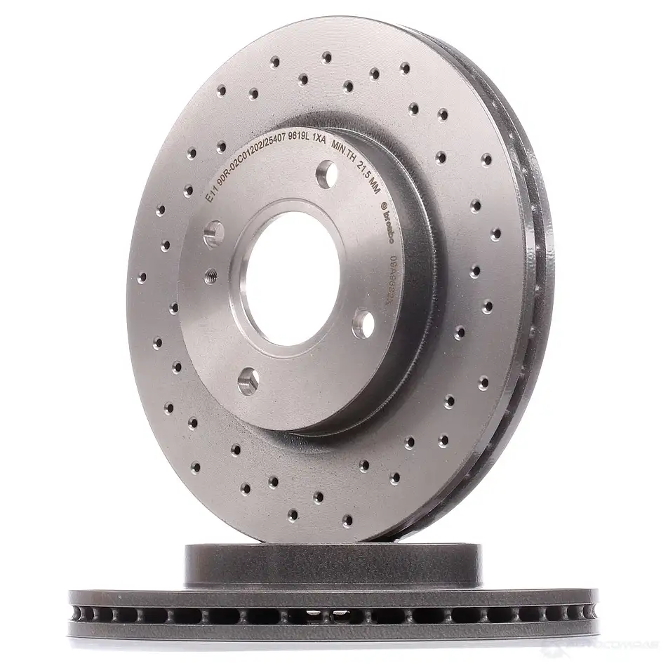 Тормозной диск BREMBO 8020584217504 5ZH HLJD 09a9682x 791500 изображение 0