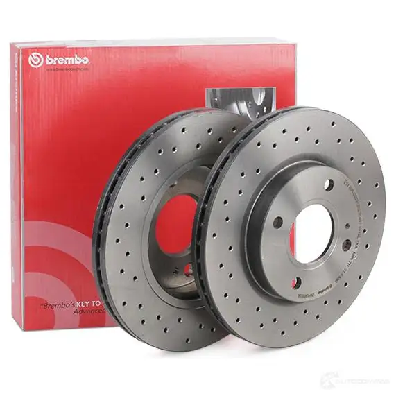 Тормозной диск BREMBO 8020584217504 5ZH HLJD 09a9682x 791500 изображение 1