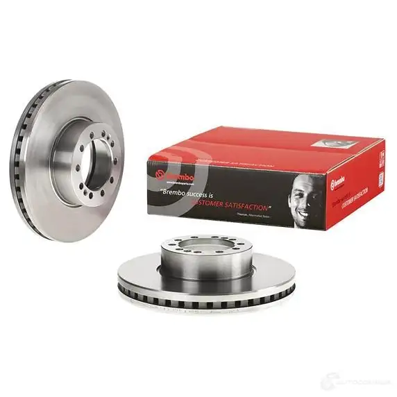 Тормозной диск BREMBO OB N2Q5J 1438329808 09b84520 изображение 2