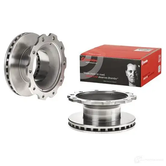 Тормозной диск BREMBO 164119025 09990010 VZ WD18L 8020584990018 изображение 2