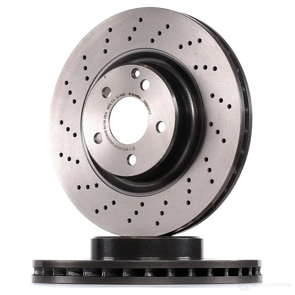 Тормозной диск BREMBO 791110 09.9825.11 1SAIJ V 8020584030028 - Изображение 1