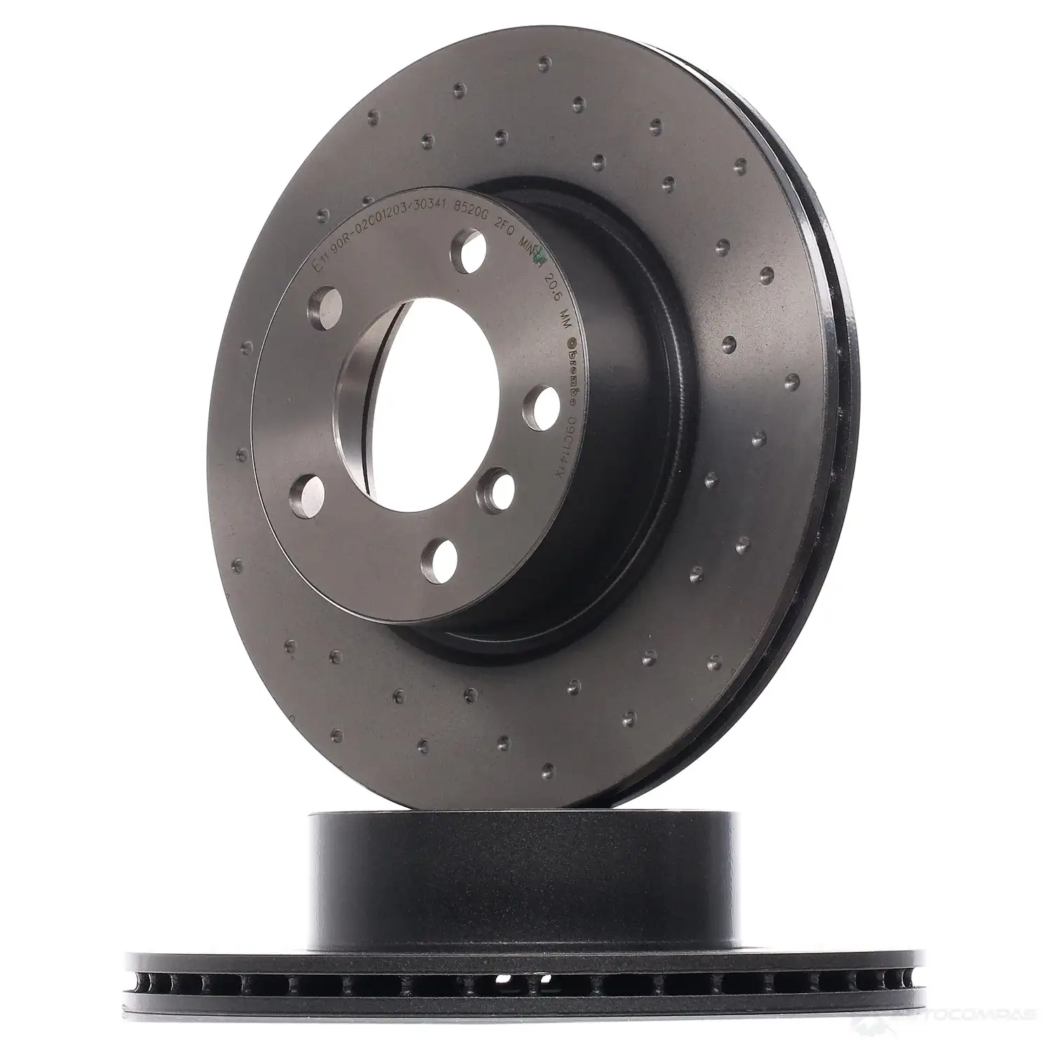Тормозной диск BREMBO 09.C114.1X 1438329884 IQQ XXS - Изображение 1