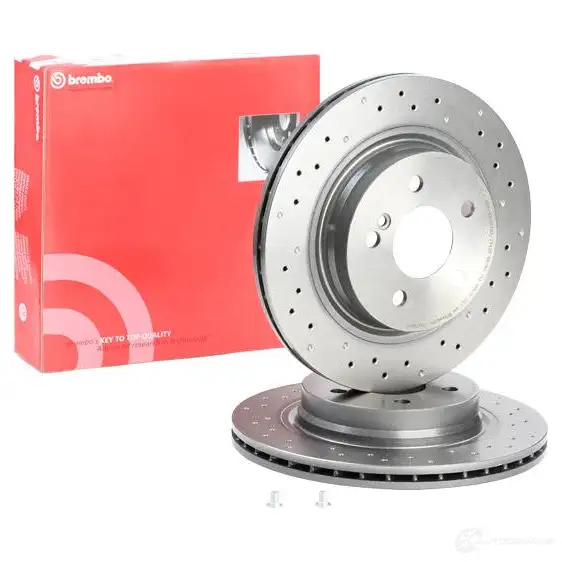 Тормозной диск BREMBO 5 1W76 09a7601x 8020584226407 1422939202 изображение 1