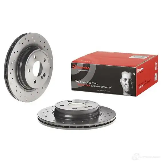 Тормозной диск BREMBO 5 1W76 09a7601x 8020584226407 1422939202 изображение 4