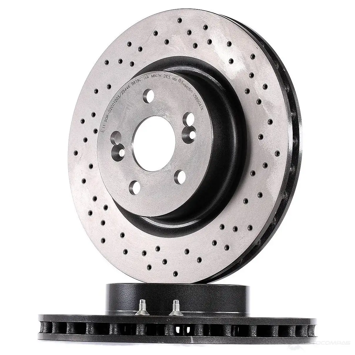 Тормозной диск BREMBO H7 FDW2L 1210316969 8020584220658 0989041x - Изображение 1
