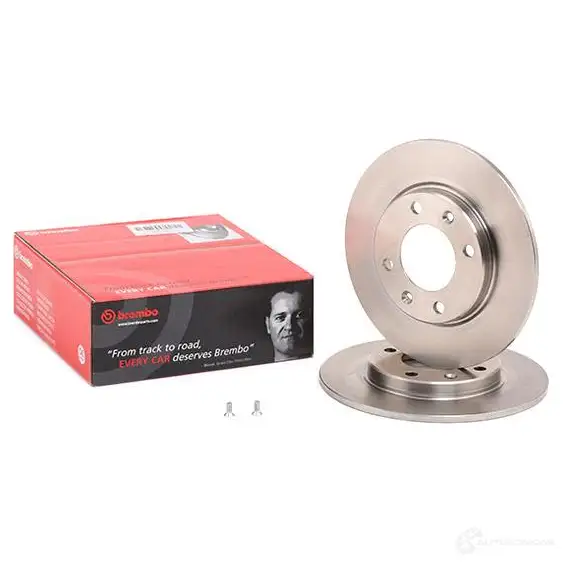 Тормозной диск BREMBO 789599 08960210 J F56X 8020584960219 изображение 1