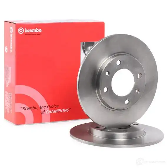 Тормозной диск BREMBO 789599 08960210 J F56X 8020584960219 изображение 2