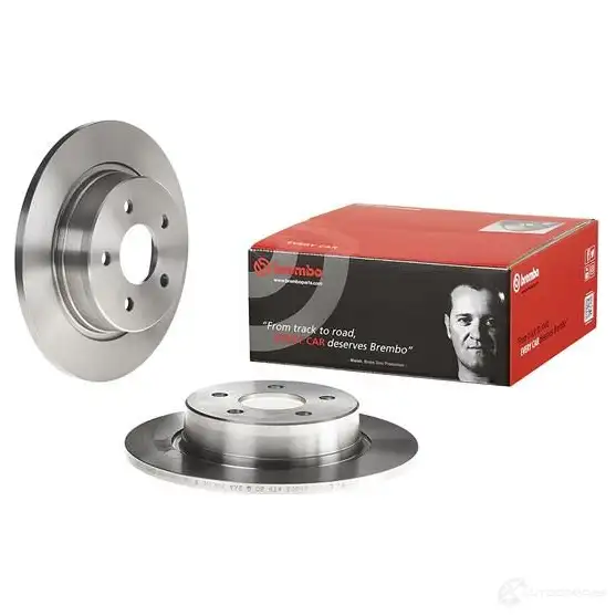 Тормозной диск BREMBO 789851 H0H FQV 08b60110 8020584036532 изображение 7