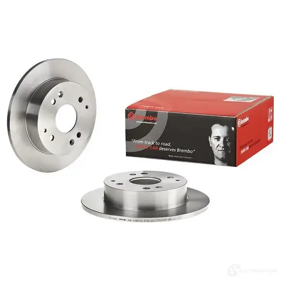 Тормозной диск BREMBO 789601 8020584960318 UYDRTL 7 08.9603.10 изображение 2