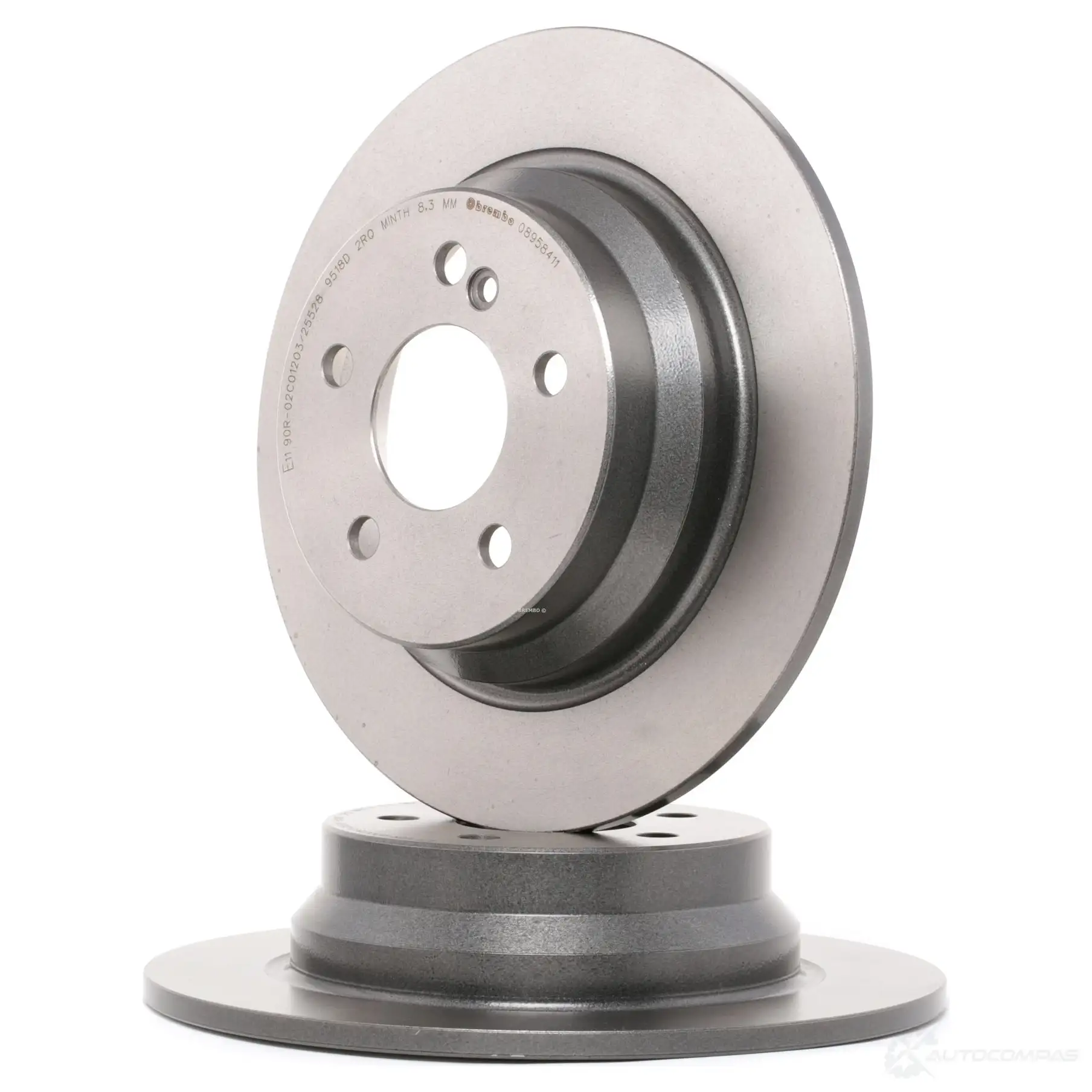Тормозной диск BREMBO 789595 8020584025444 5Y9RV A 08.9584.11 - Изображение 1