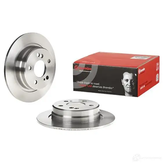 Тормозной диск BREMBO 08.5346.10 NR6 VL 789239 8020584534618 изображение 2