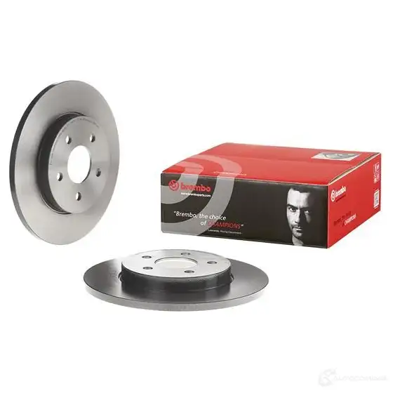 Тормозной диск BREMBO 789611 08.9734.11 S8 66QK5 8020584022757 изображение 6