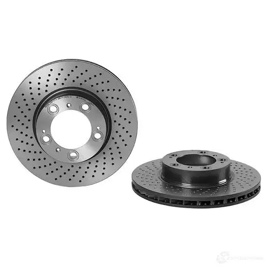 Тормозной диск BREMBO 09.C094.11 791701 4P 0B64 8020584036969 изображение 2