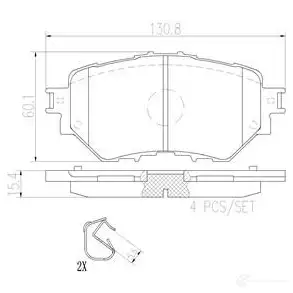 Тормозной шланг BREMBO 802229 T 24 042 8432509614907 Y X2E3G изображение 0