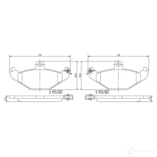 Тормозной шланг BREMBO T 56 086 802804 CE E7RCY 8432509620168 изображение 0