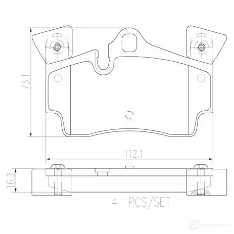 Тормозной шланг BREMBO U2 A1WB T 85 164 803563 8432509656815