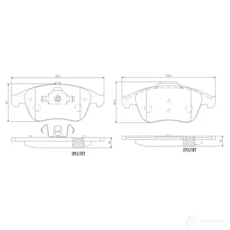 Тормозной шланг BREMBO T 65 005 P5U SOX 803073 8432509657874 изображение 0