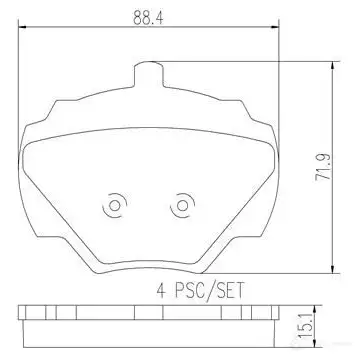Тормозной шланг BREMBO ABL7 JIM T 23 096 8432509622773 802104
