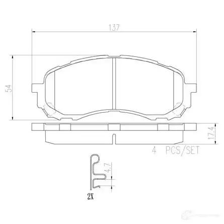 Тормозной шланг BREMBO t68051 LU5S 9D8 8432509618820 803122