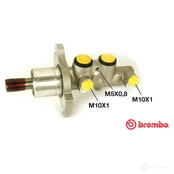 Главный тормозной цилиндр BREMBO 798895 M 23 018 P0L4G1 3 8432509608807
